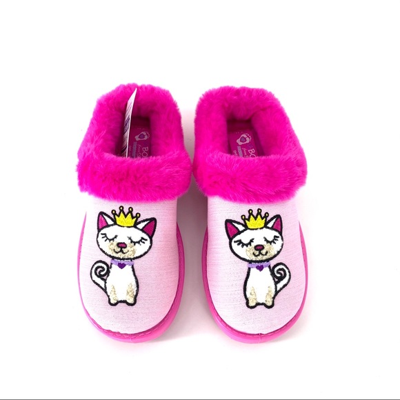 Skechers Girls' Lil BOBS Sleepy Slides Pink  11 - Picture 2 of 5